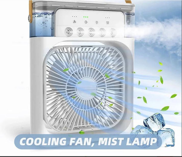 Portable Air Conditioner Fan Usb With Led Night Light